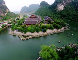 Take a boat trip in Ninh Binh